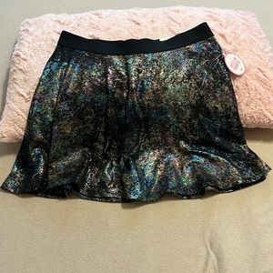 New Justice girls iridescent skort Size 10